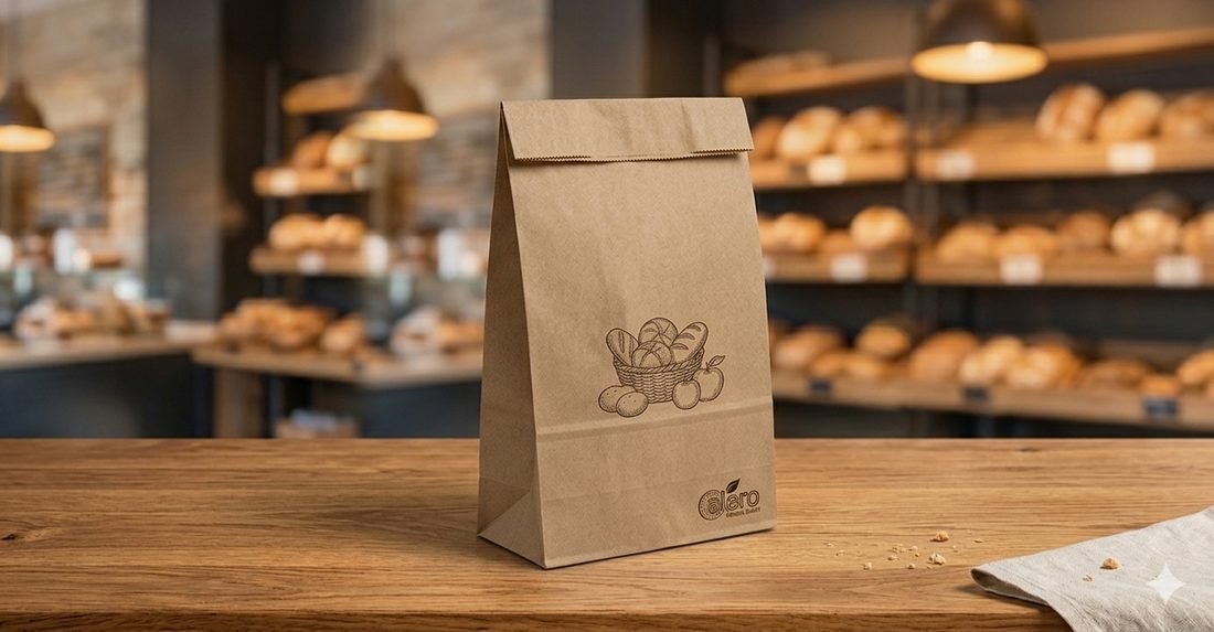 Falten/Flachbeutel aus Kraftpapier